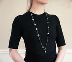 My Pearl - Needle Gauge Necklace - Silver