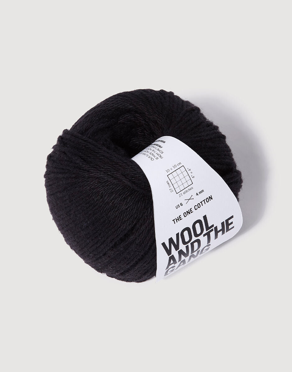 Black - The One Cotton - Wool and the gang - Garntopia