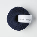 Marineblå -	Merino - Knitting for Olive - Garntopia