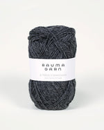 114 Charcoal Grey Heather - 3-ply Knitting Yarn