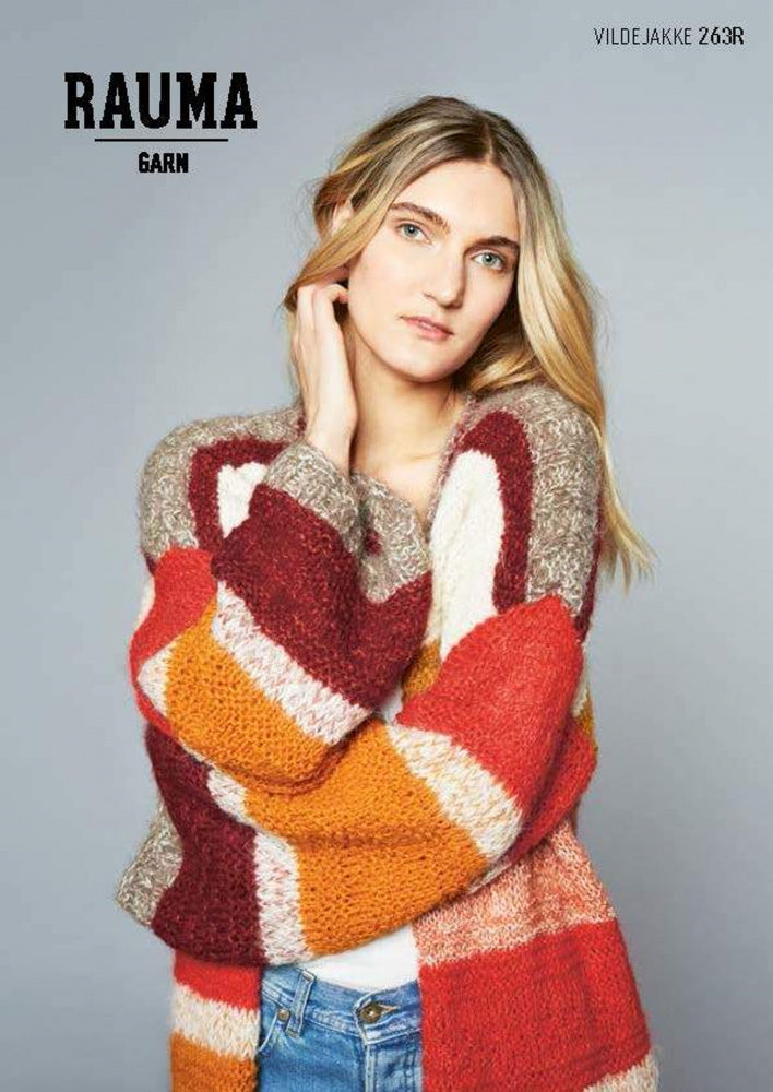 263R- Vildejakke - Papir - Rauma Garn - Garntopia