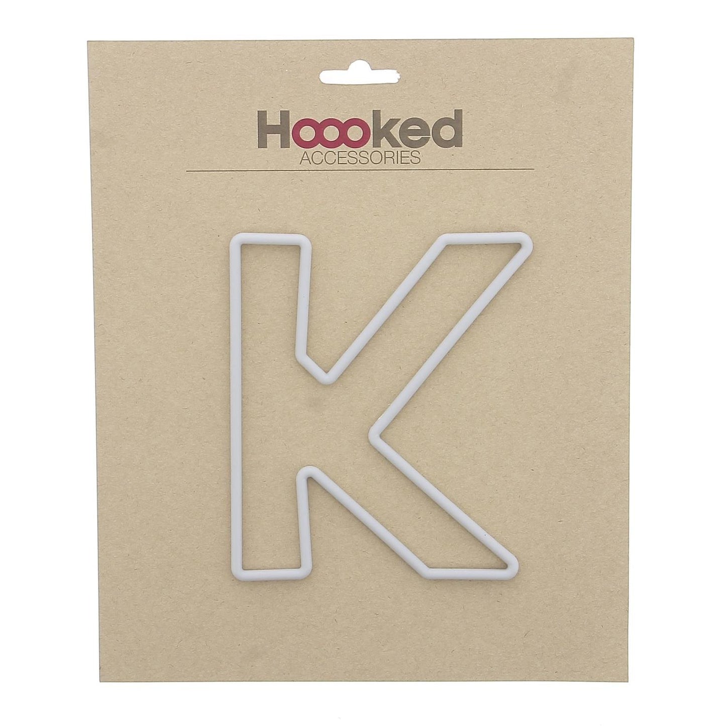 Bokstavramme K - Heklerammer 15 cm - Hoooked Yarn - Garntopia