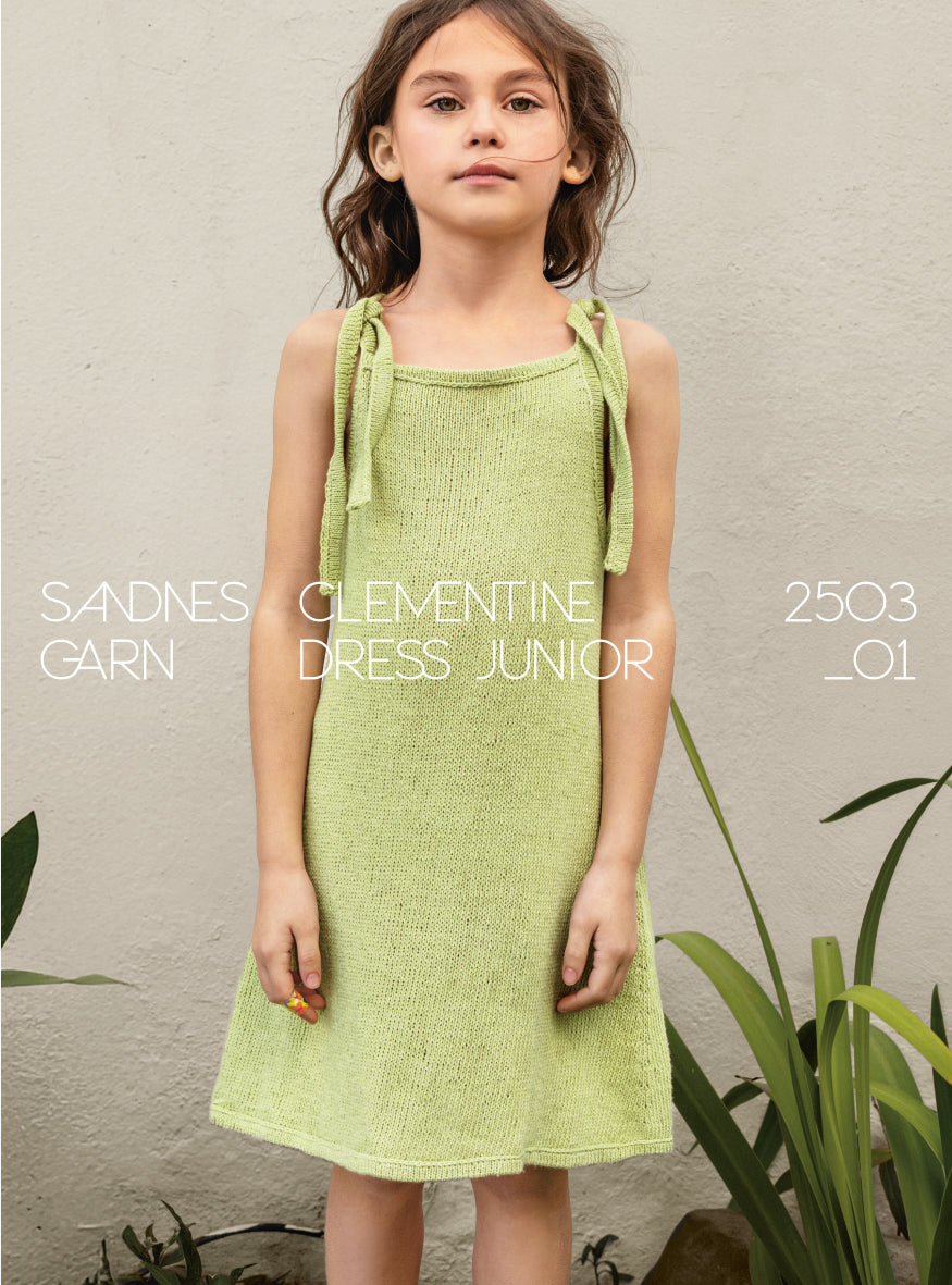 2503 - Sommerbarn - Nr. 1 Clementine Dress Junior - Sandnes garn - Garntopia