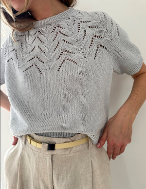 Le Knit - Tulipan Tee - Papir - Lene Holme Samsøe - Garntopia