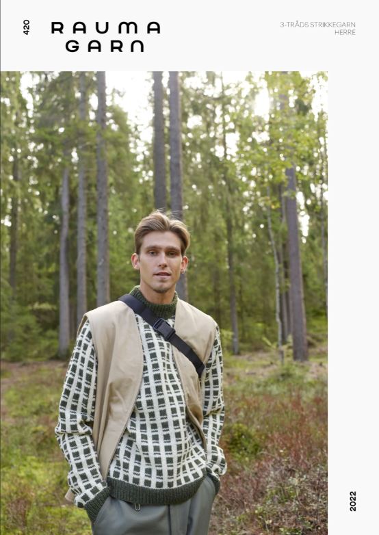 420  - 3-tråds strikkegarn Herre - Rauma Garn - Garntopia
