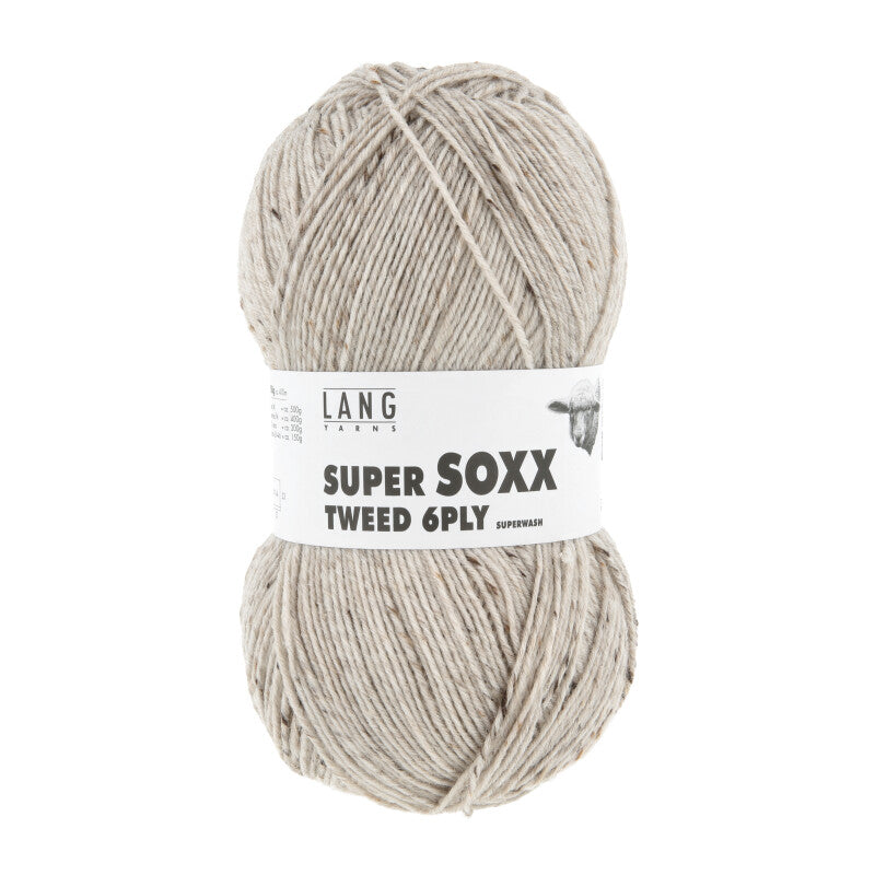 26 Beige -	SUPER SOXX TWEED 6-PLY - Lang Yarns - Garntopia