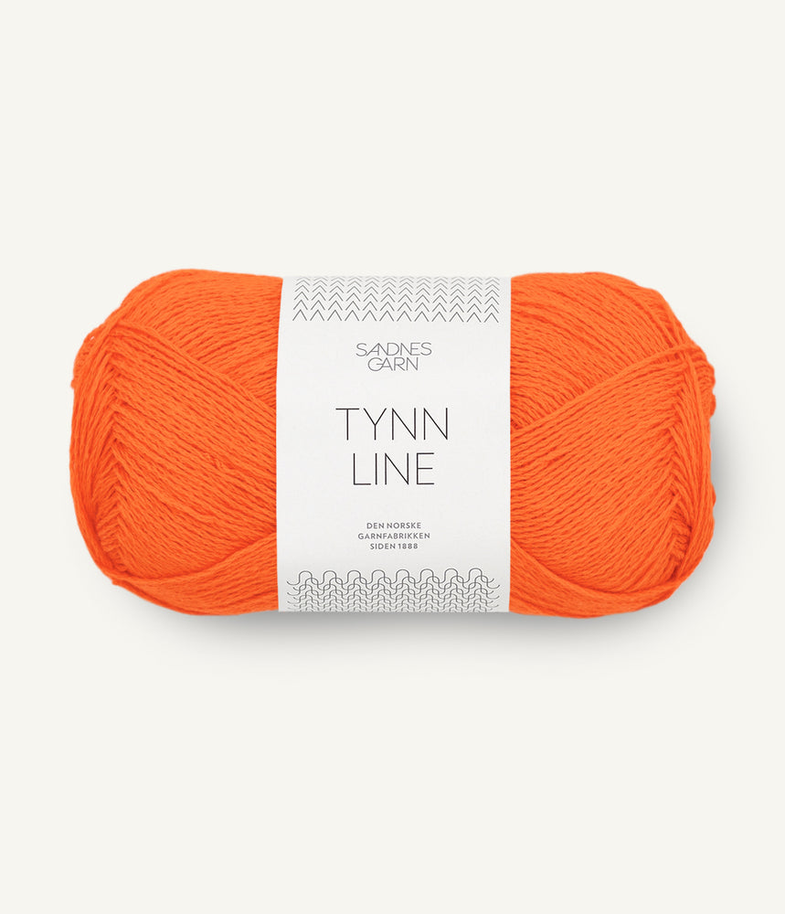 3009 Orange Tiger -	Tynn Line - Sandnes garn - Garntopia