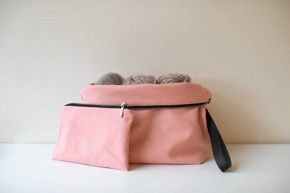 Prosjektpouch Flamingo - Garntopia X Plystre - Garntopia