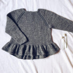Camille Bluse barn  - Papir - Mille Fryd Knitwear - Garntopia