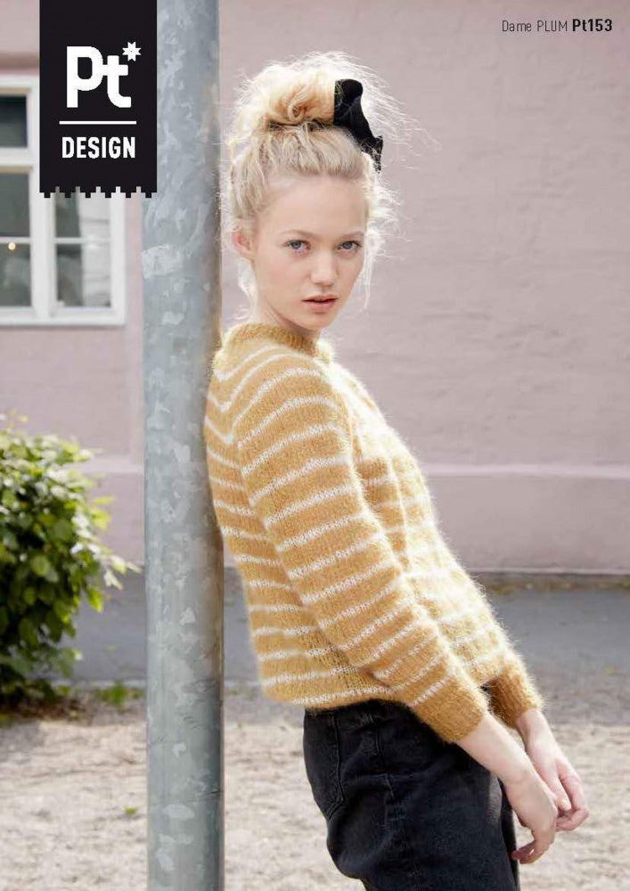 PT153 - DAME PLUM - Rauma Garn - Garntopia
