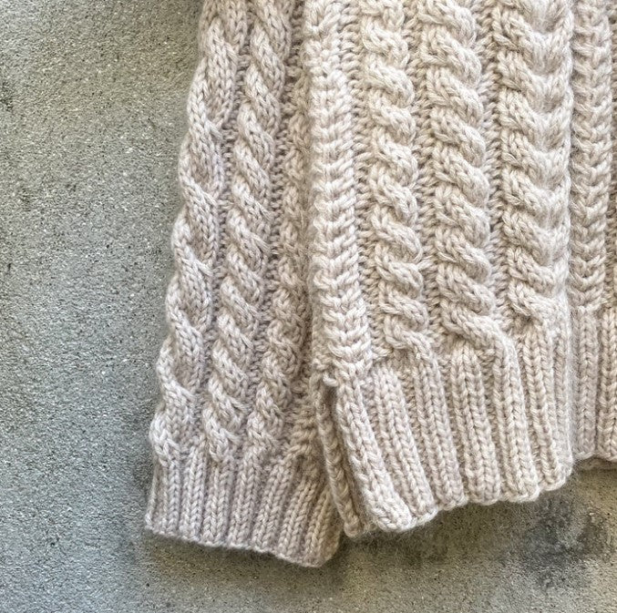 CHUNKY CABLE SWEATER- PAPIR - Knitting for Olive - Garntopia