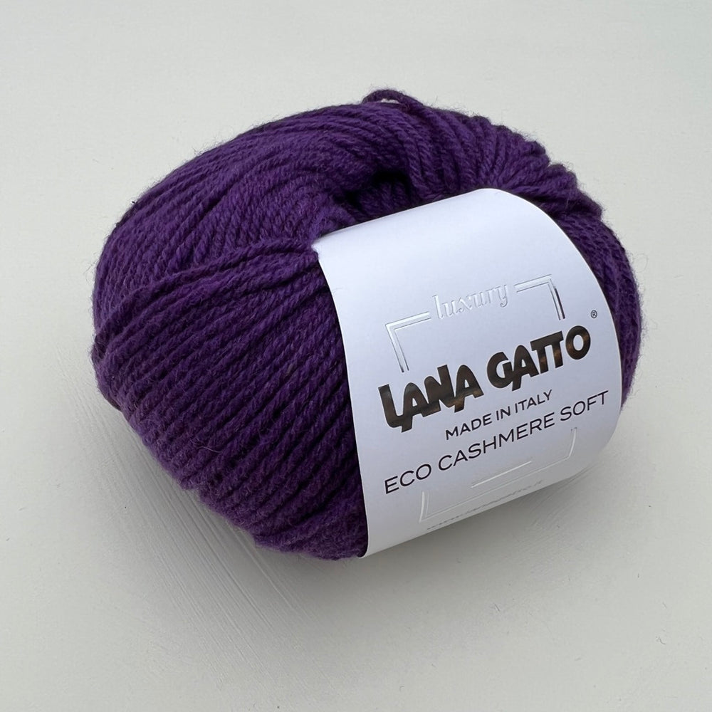 30160 Mørk lilla - Eco Cashmere Soft - Lana Gatto - Garntopia