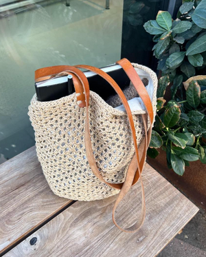 French Market Bag - garnpakke - Grågrønn - PetiteKnit - Garntopia