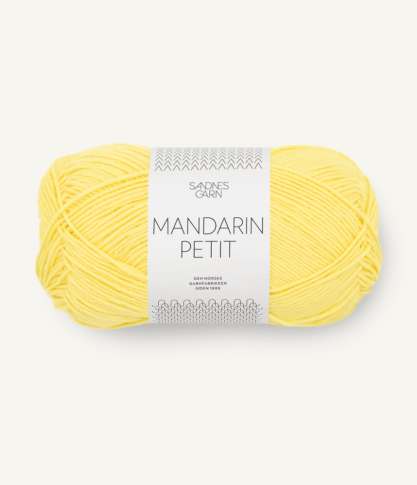 9004 Lemon - Mandarin Petit - Sandnes garn - Garntopia