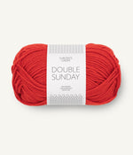 4018 Scarlet Red - DOUBLE SUNDAY - Sandnes garn - Garntopia