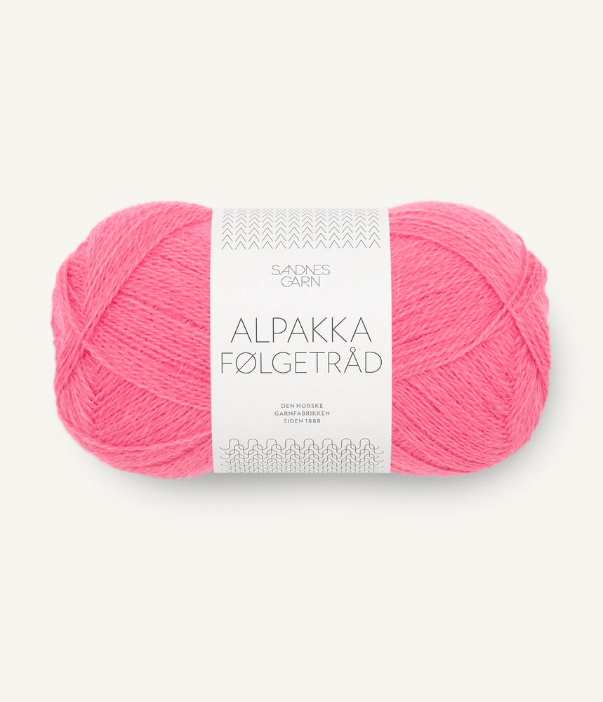 4315 Bubblegum Pink - Alpakka Følgetråd - Sandnes garn - Garntopia