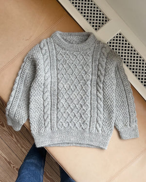 Moby sweater Mini - Papir - PetiteKnit - Garntopia