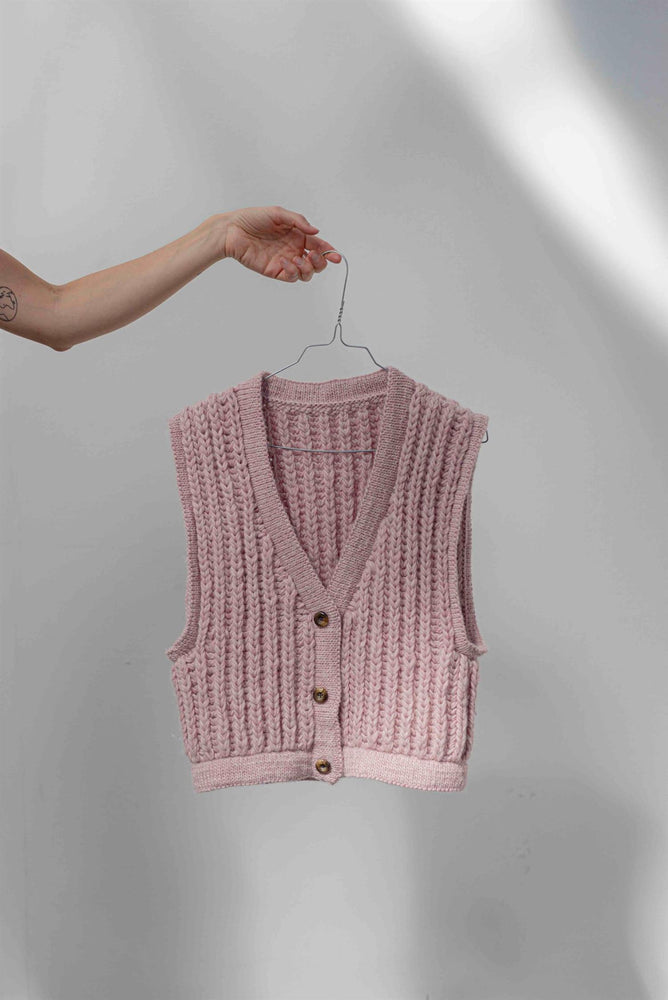 Chunky Vest - Papir - Witre Design - Garntopia