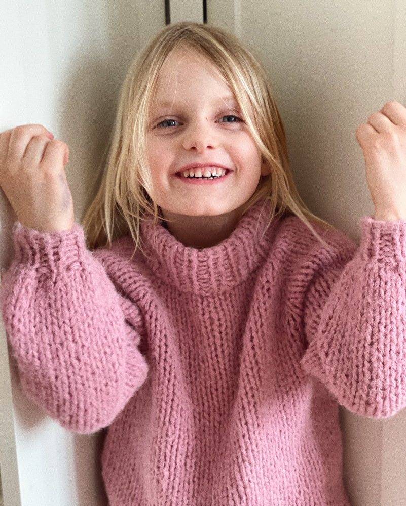 Louisiana Sweater Junior - Papir - PetiteKnit - Garntopia