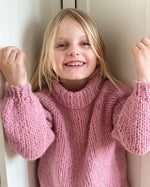 Louisiana Sweater Junior - Papir - PetiteKnit - Garntopia