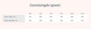 448 Fjære Genser til Barn - papiroppskrift - Rauma Garn - Garntopia