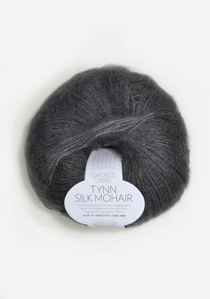 6707 Stålgrå -	Tynn Silk Mohair - Sandnes garn - Garntopia
