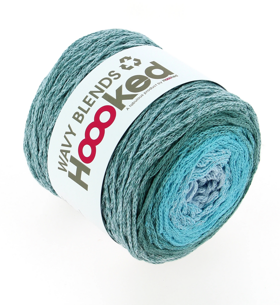 Sea Splash - Wavy Blends - Hoooked Yarn - Garntopia