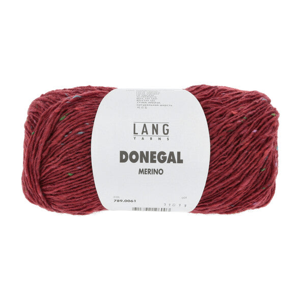 060 Rød - 	Donegal Tweed - Lang Yarns - Garntopia