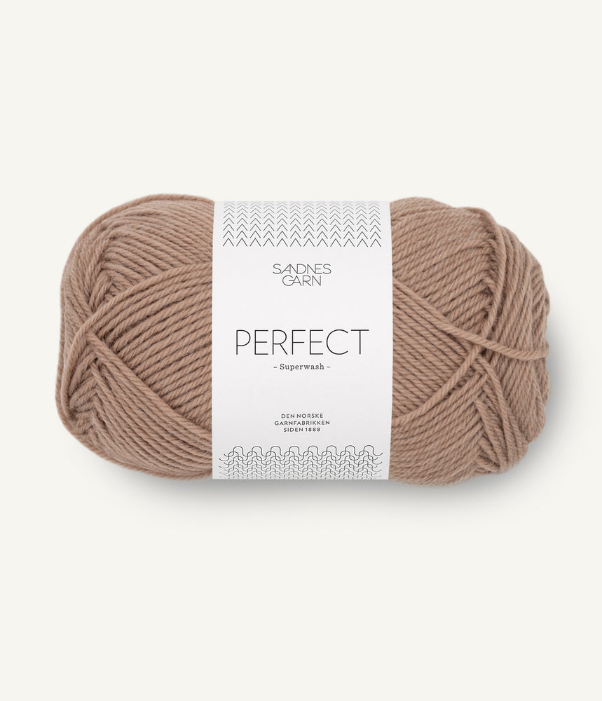 UTGÅTT 2572 Brunmelert  - Perfect - Sandnes garn - Garntopia
