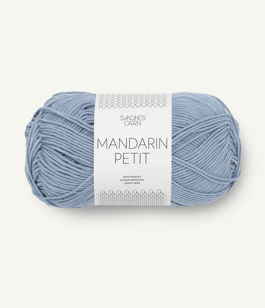 6032 Blå Hortensia - Mandarin Petit - Sandnes garn - Garntopia