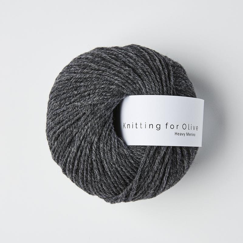Skifergrå -	Heavy Merino - Knitting for Olive - Garntopia