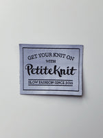 "Get Your Knit On"-label - PetiteKnit - Garntopia