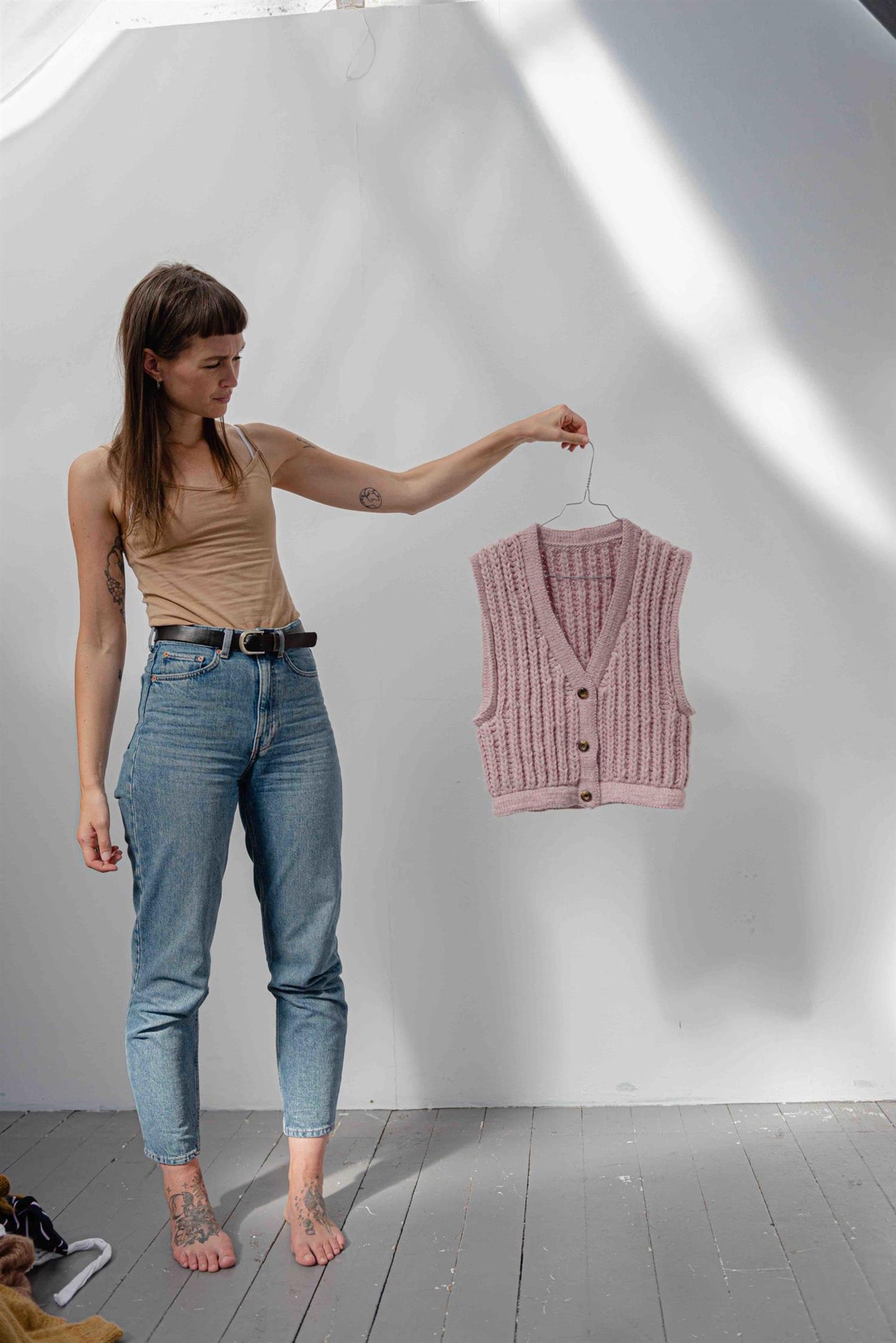 Chunky Vest - Papir - Witre Design - Garntopia