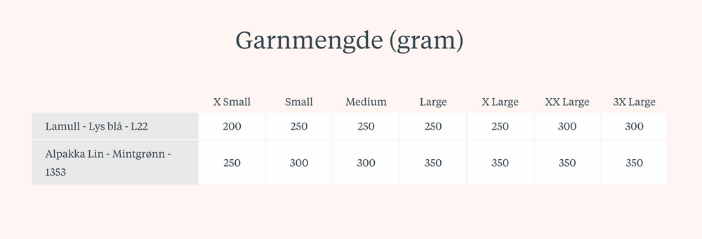 444 Liva Genser - papiroppskrift - Rauma Garn - Garntopia