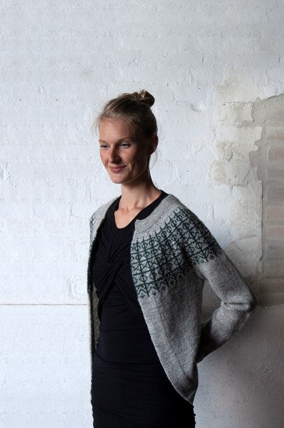 Rimfrost Cardigan - Hanne Rimmen - Papir - G-Uld - Garntopia