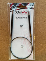 Karbonz Rundpinne 60 cm - 5 mm - KnitPro - Garntopia