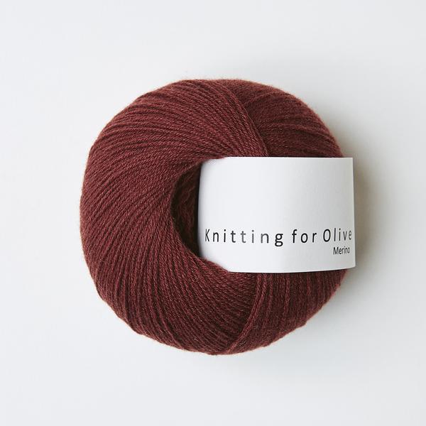 Vinrød -	Merino - Knitting for Olive - Garntopia