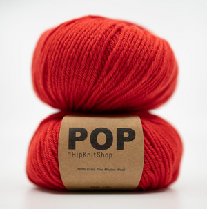 Juicy Red  - Pop Merino - HipKnitShop - Garntopia