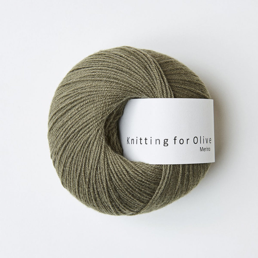 Støvet Oliven -	Merino - Knitting for Olive - Garntopia