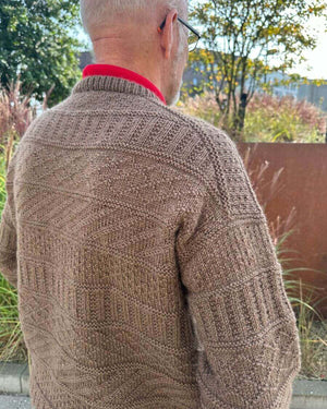 Storm Sweater Man - Papir - PetiteKnit - Garntopia