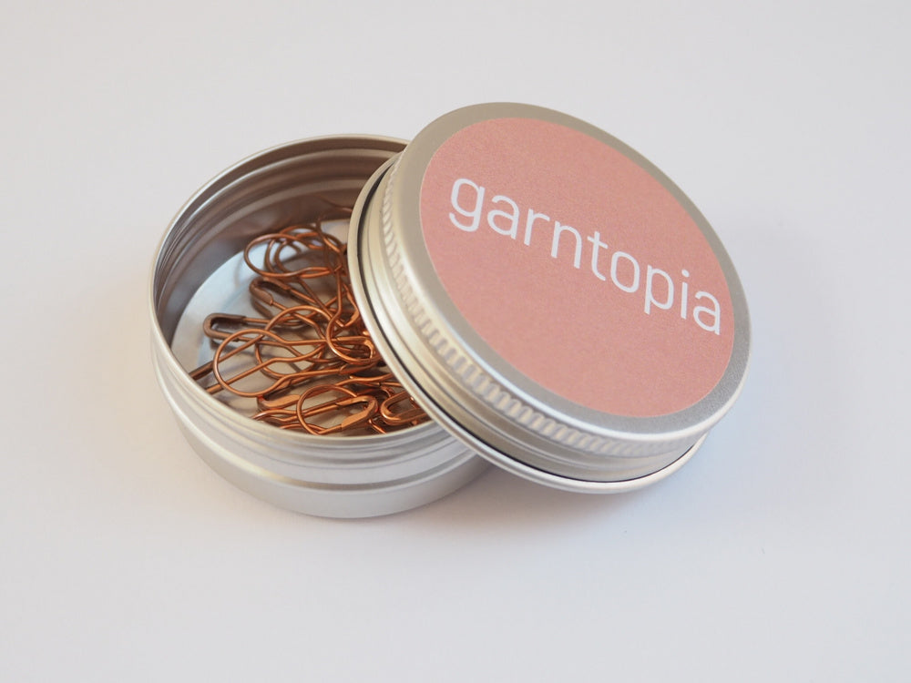 Boks med maskemarkører - Gull - Garntopia - Garntopia