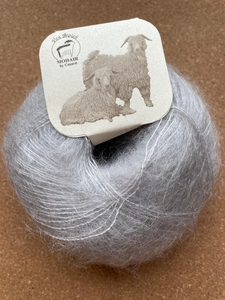 3079 Sølvgrå -	Brushed Lace - Mohair by Canard - Garntopia