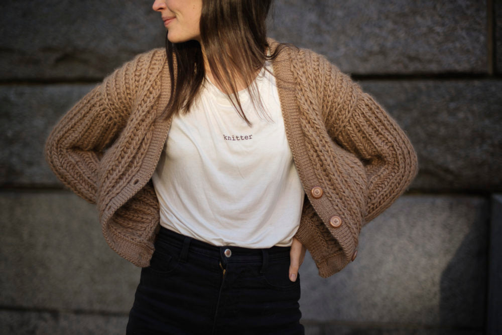 Chunky Bomber Jacket - Papir - Witre Design - Garntopia