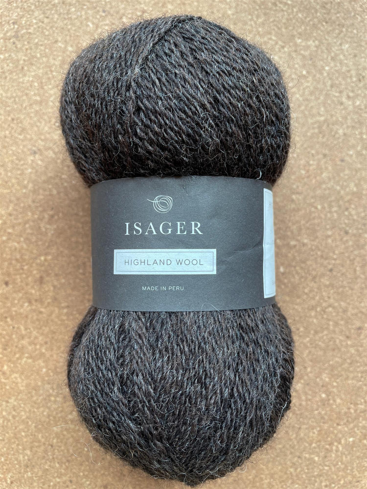 CHOCOLATE -	Highland Wool - Isager - Garntopia