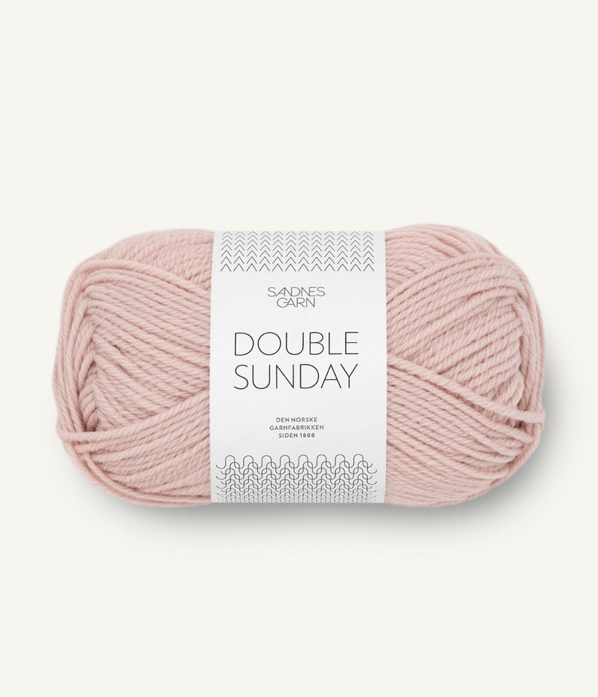 3511 Pudder Rosa - DOUBLE SUNDAY - Sandnes garn - Garntopia