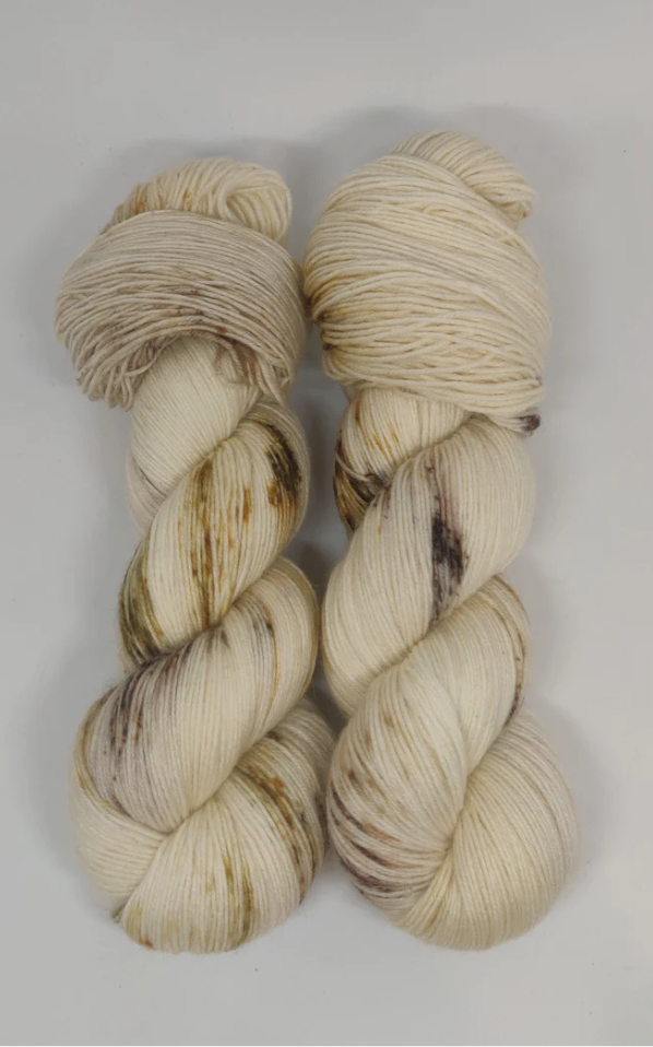 Speckles brown sock  -	Yarnie handdyed - Yarnie handdyed - Garntopia