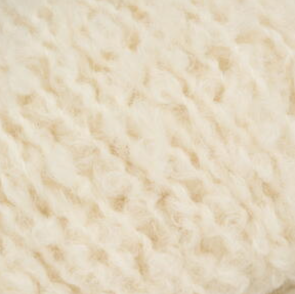 Teddy Clutch stor - garnpakke - Hvit - PetiteKnit - Garntopia