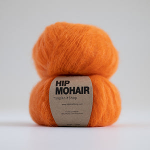 Oh la la orange -	Hip Mohair - HipKnitShop - Garntopia