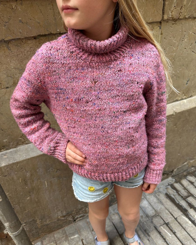 Terrrazzo Sweater Junior - Papir - PetiteKnit - Garntopia