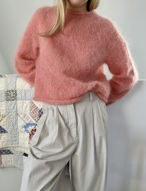 Le Knit - Plain Yoke Sweater - Papir - Lene Holme Samsøe - Garntopia